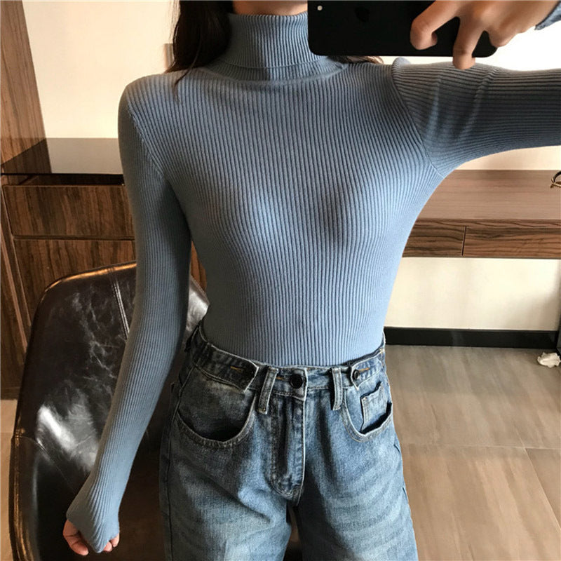 Pull Femme à Col Roulé