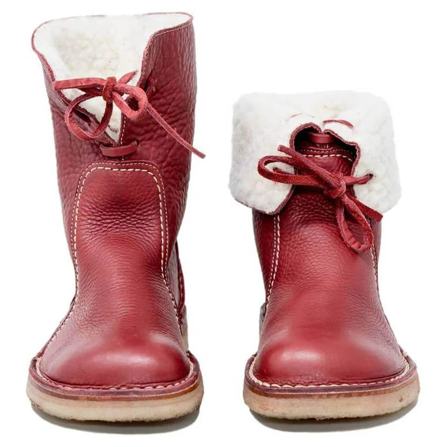 Bottes Martin femme à semelle plate.