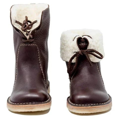 Bottes Martin femme à semelle plate.