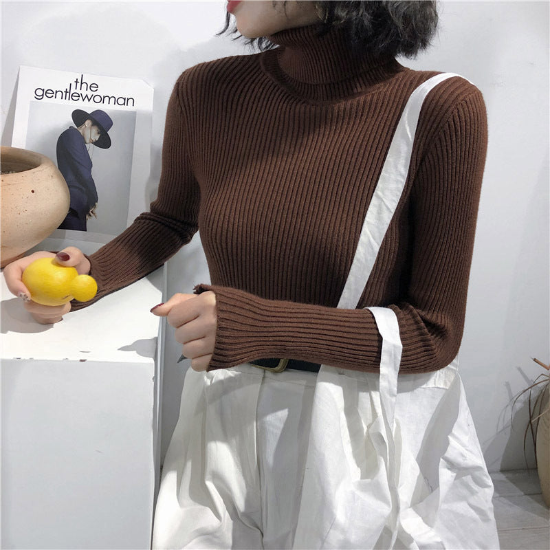 Pull Femme à Col Roulé