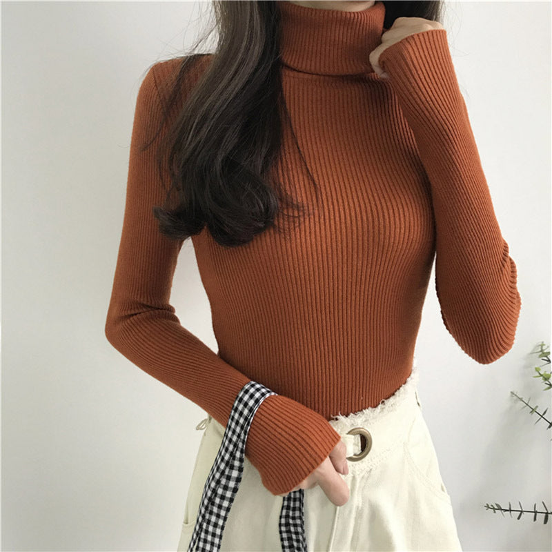 Pull Femme à Col Roulé