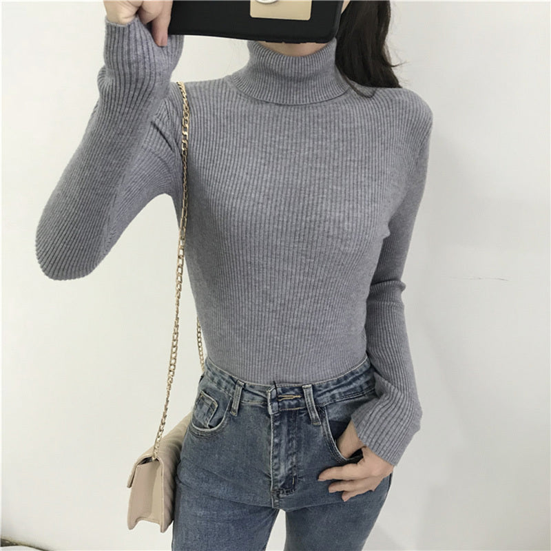 Pull Femme à Col Roulé