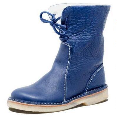 Bottes Martin femme à semelle plate.