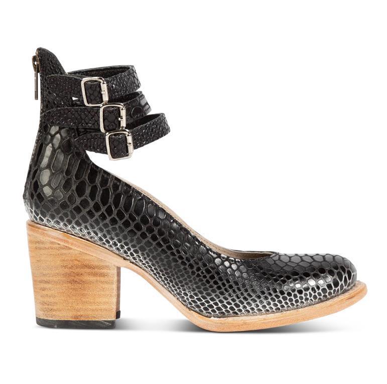Escarpins Femme Imprimé Serpent – Confort et Élégance