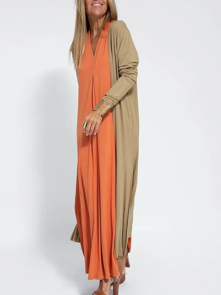 Manteau Trench Long à Manches Longues – GAZERIA