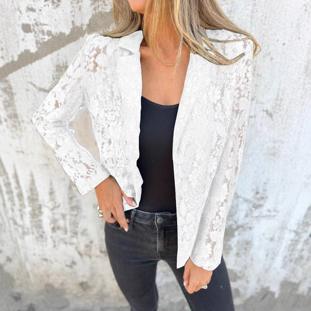 Blouse Élégante Femme en Dentelle