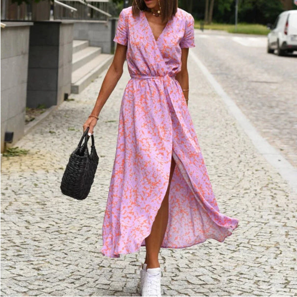 Robe de Plage Imprimée Mode Femme