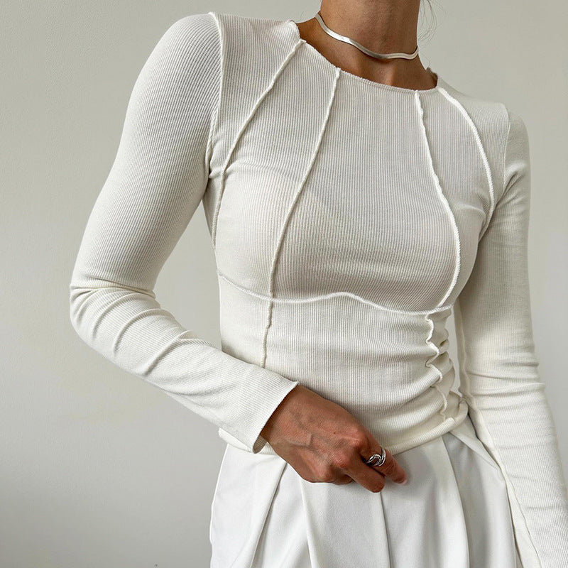 T-shirt Slim à manches longues
