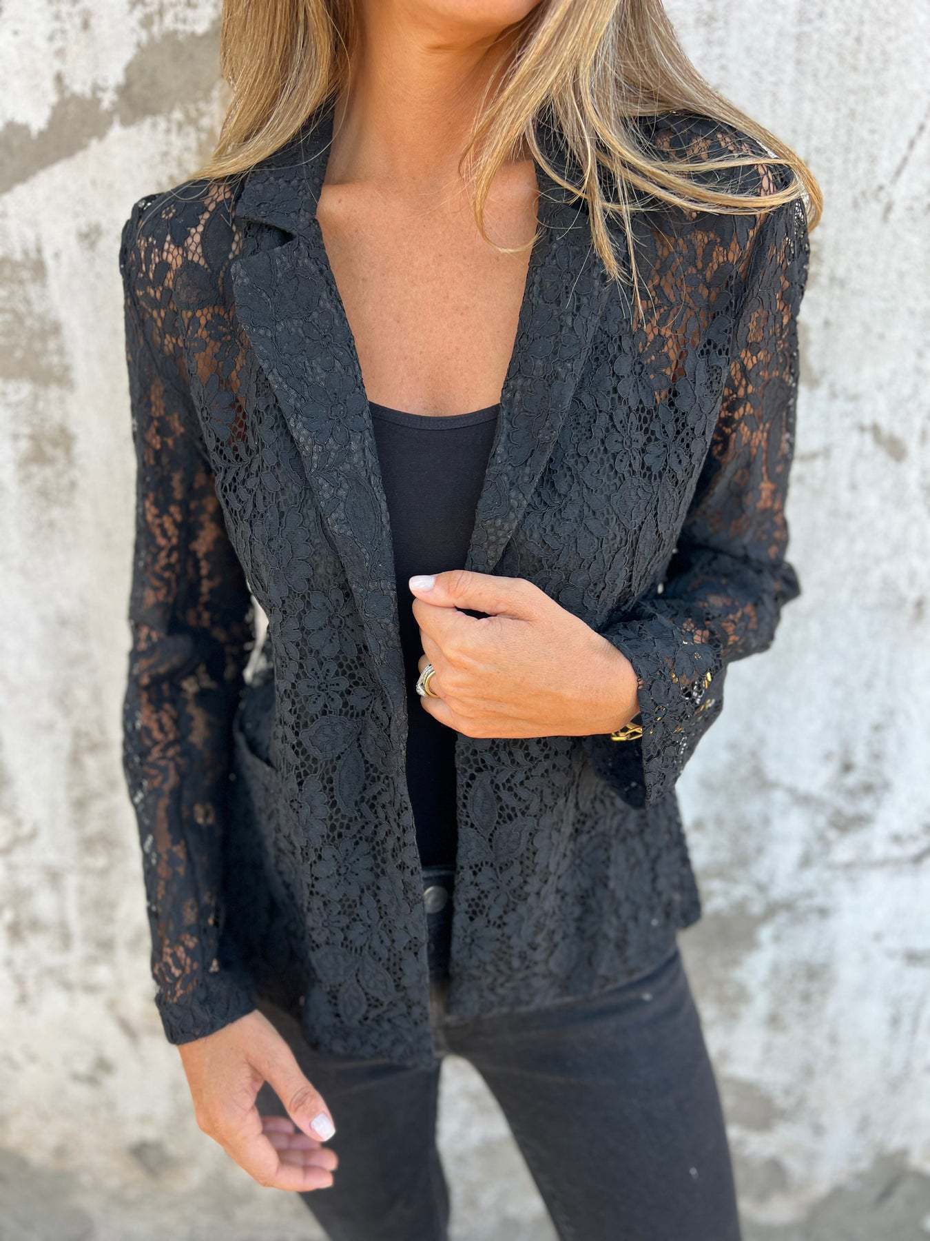 Blouse Élégante Femme en Dentelle