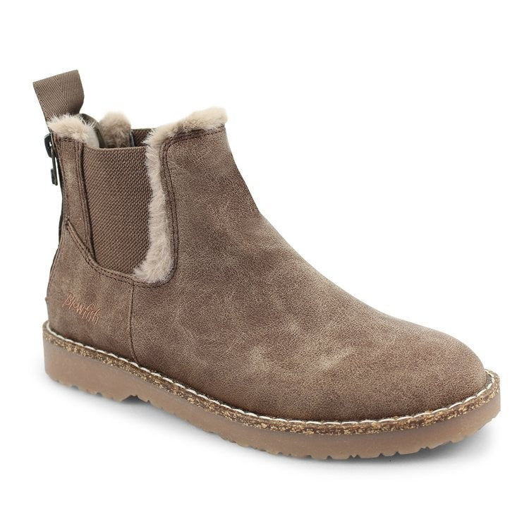 Bottes léopard en daim femme, confort et chaleur.