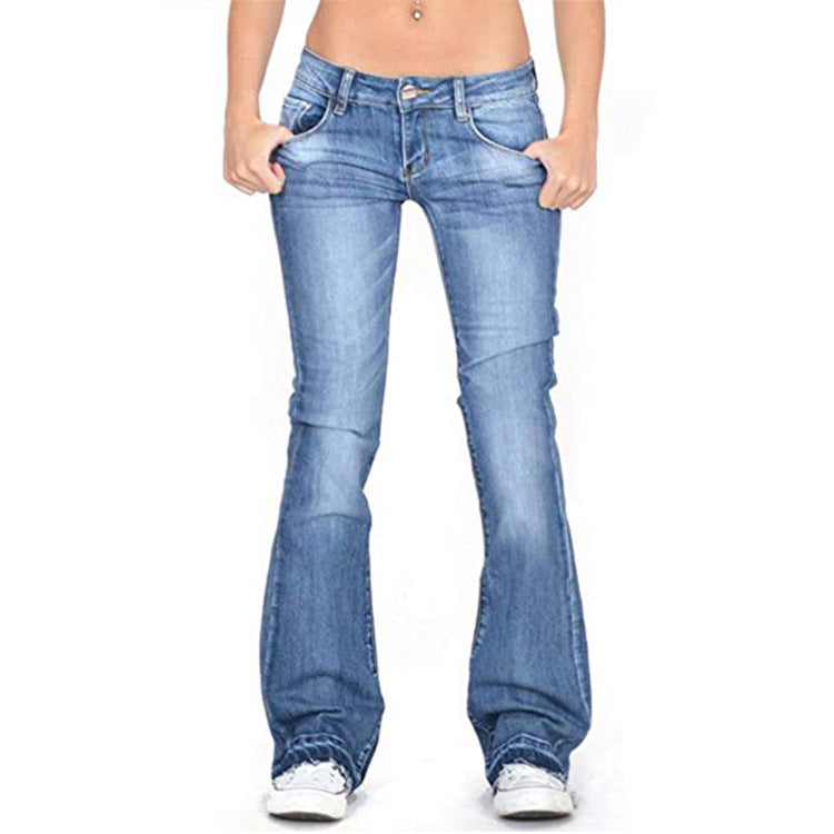 Jean Bootcut Femme Taille Haute