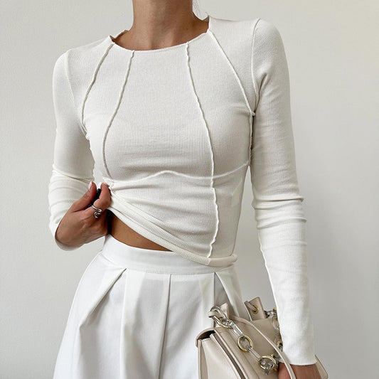 T-shirt Slim à manches longues