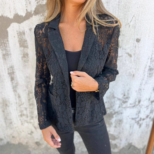 Blouse Élégante Femme en Dentelle